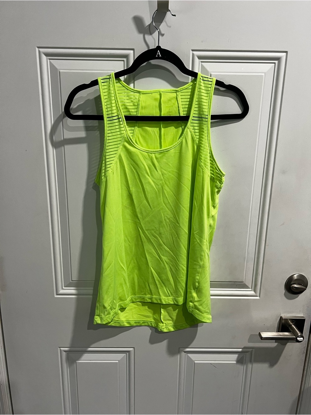 Unk Neon Lime Racerback-Inspired Athletic Tank Top - Women